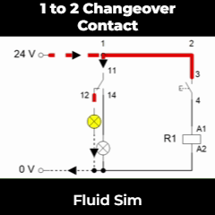 Changeover Contact Example (1 to 2)
